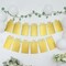 5.5 ft Gold Month Milestone Paper Hanging Garland 1st Birthday Baby Photo Party